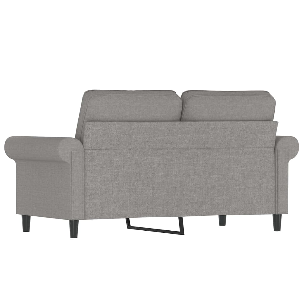 2-Seater Sofa Light Gray 47.2" Fabric