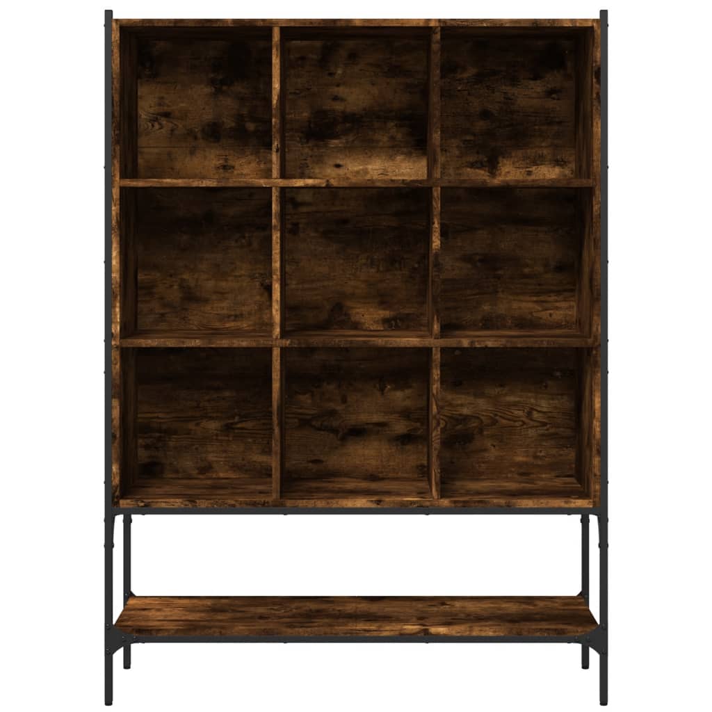 Bookcase Smoked Oak 40.2"x11.8"x55.7" Engineered Wood