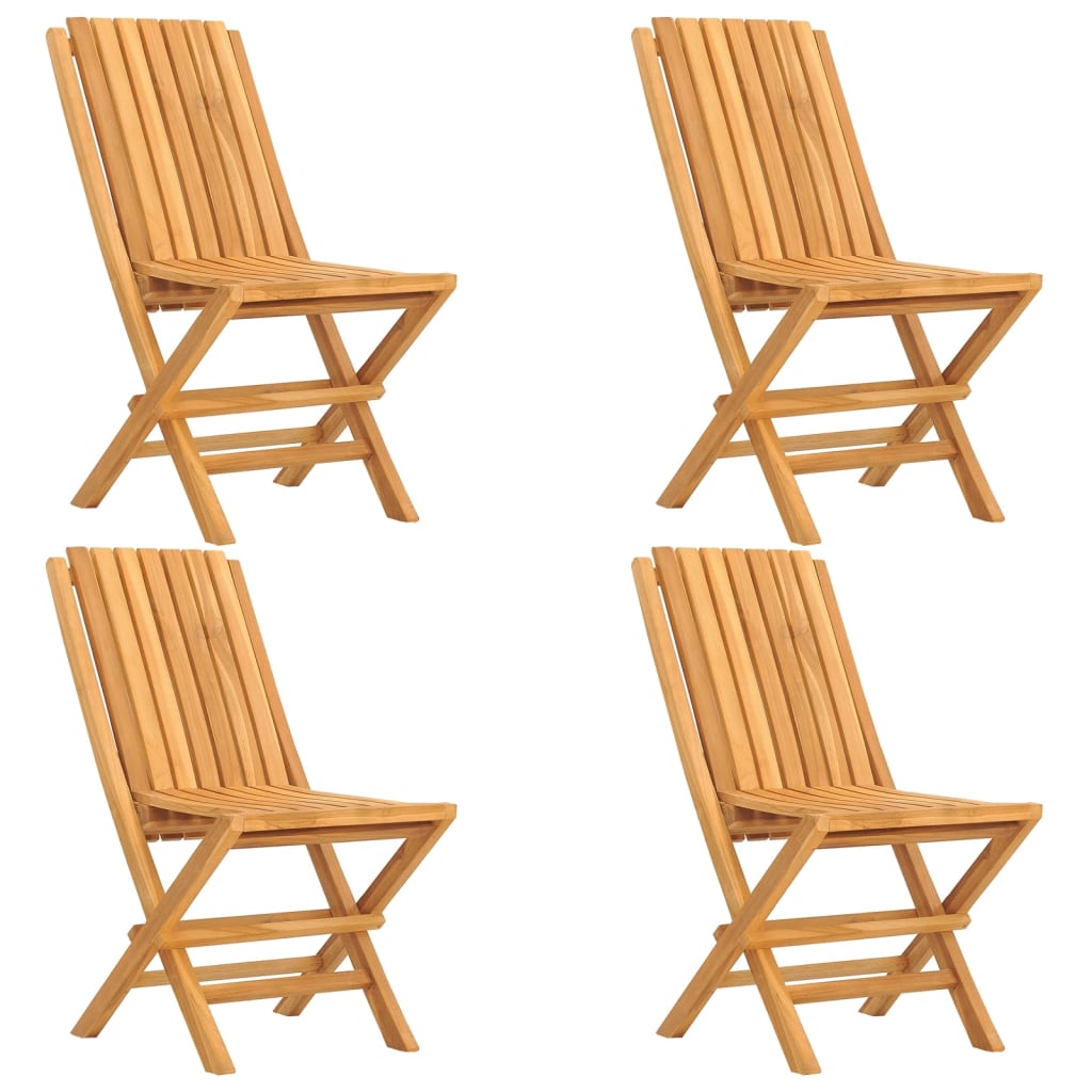 5 Piece Patio Dining Set Solid Wood Teak