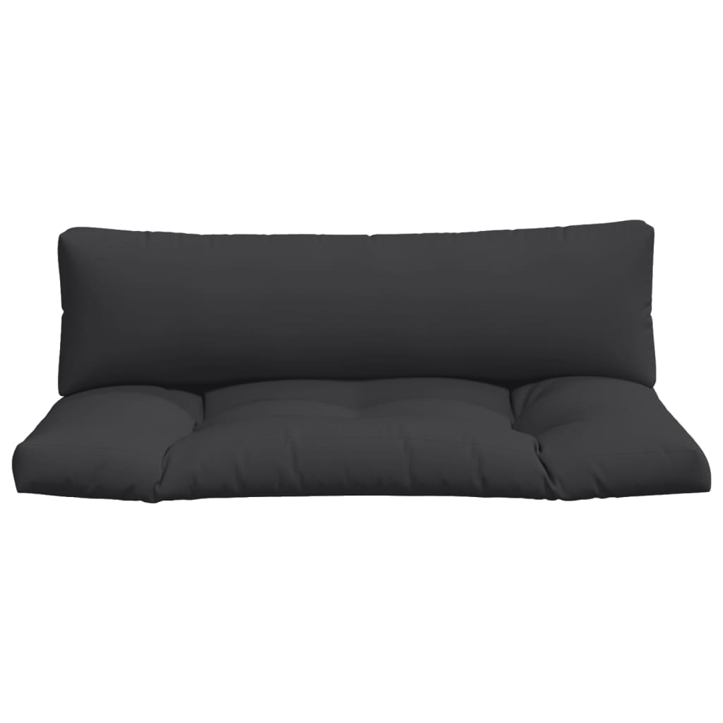 Pallet Cushions 2 pcs Black Fabric