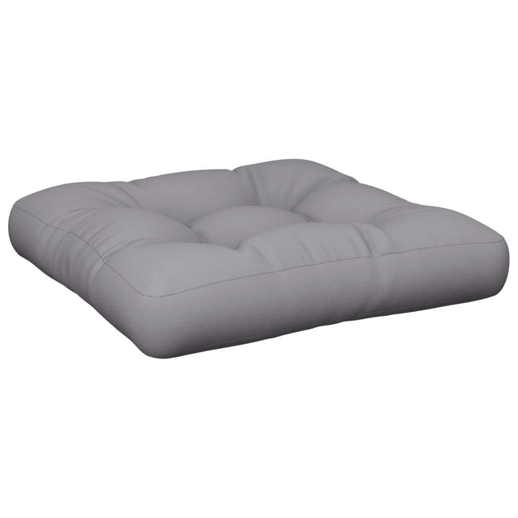 Pallet Cushion Gray 22.8"x22.8"x3.9" Fabric