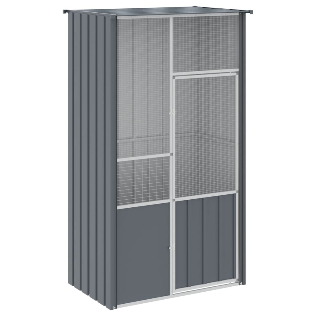 Bird Cage Anthracite 45.3"x30.7"x78.7" Galvanized Steel