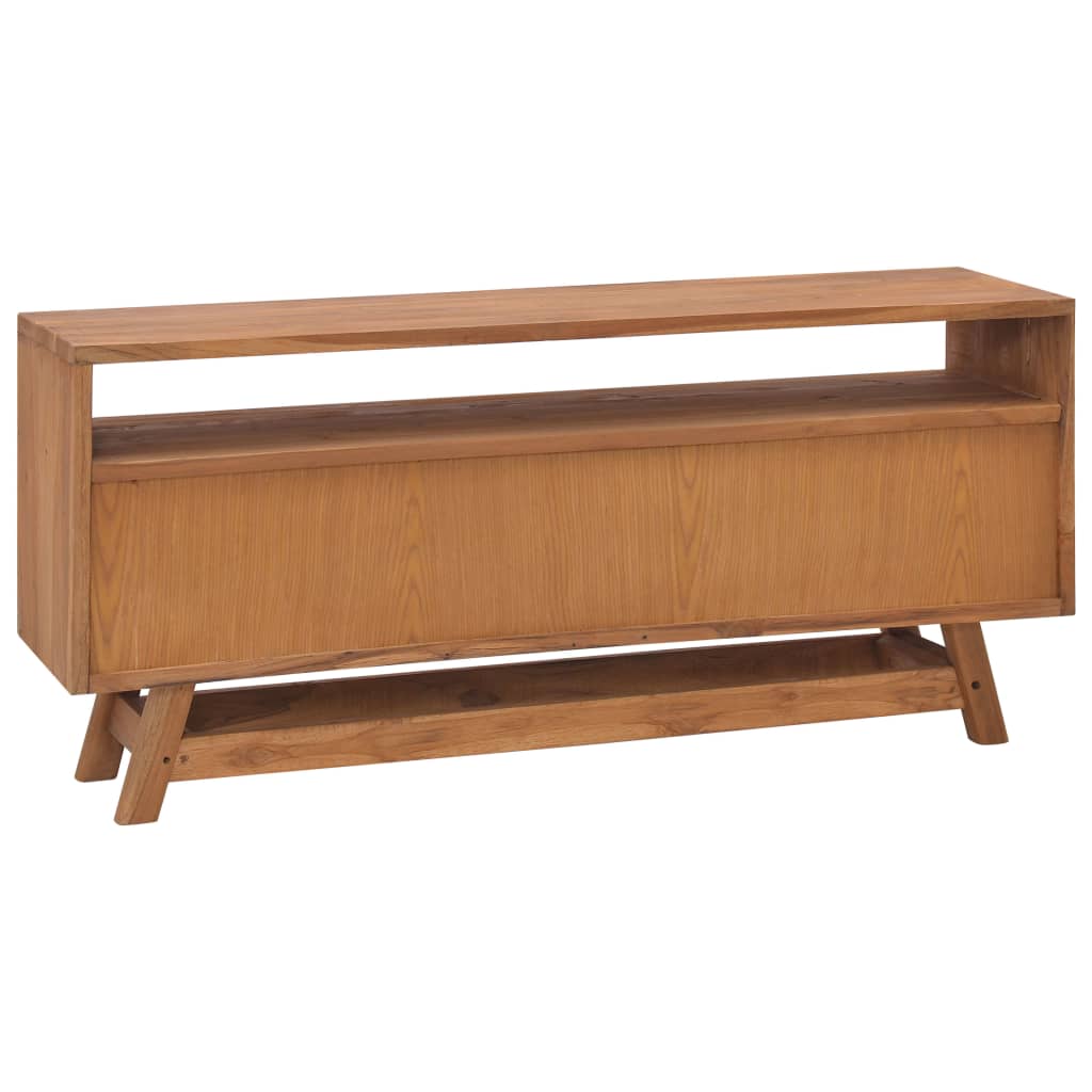 TV Stand 43.3"x11.8"x19.7" Solid Wood Teak