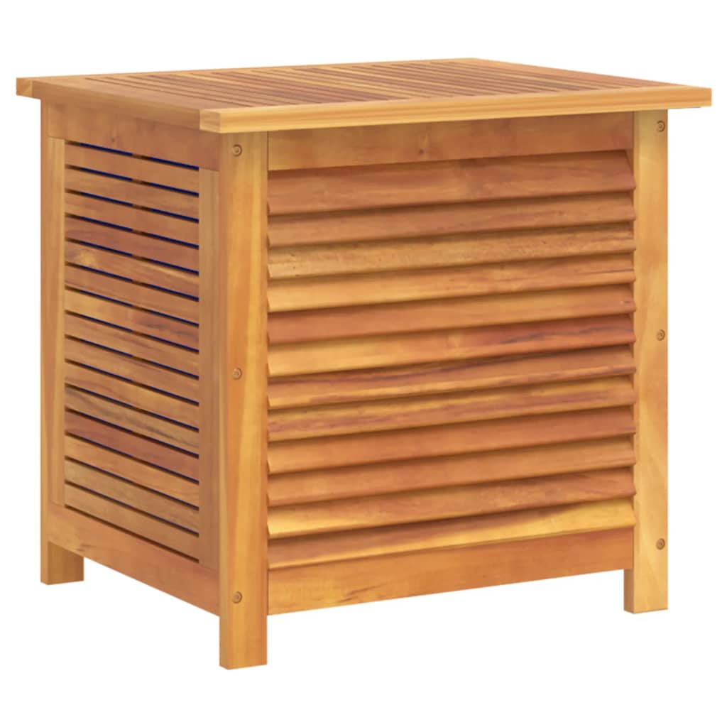 Garden Storage Box with Louver 23.6"x19.7"x22" Solid Wood Acacia