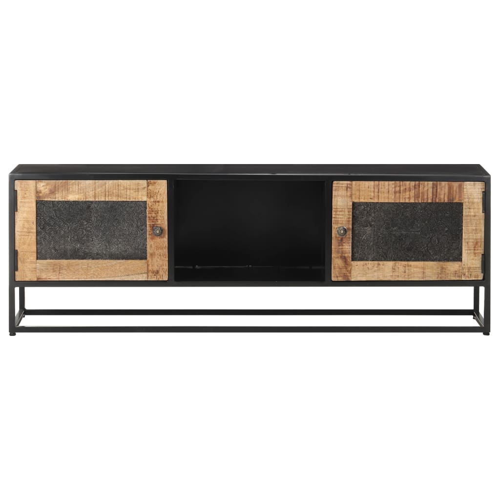 TV Stand 47.2"x11.8"x15.7" Rough Mango Wood