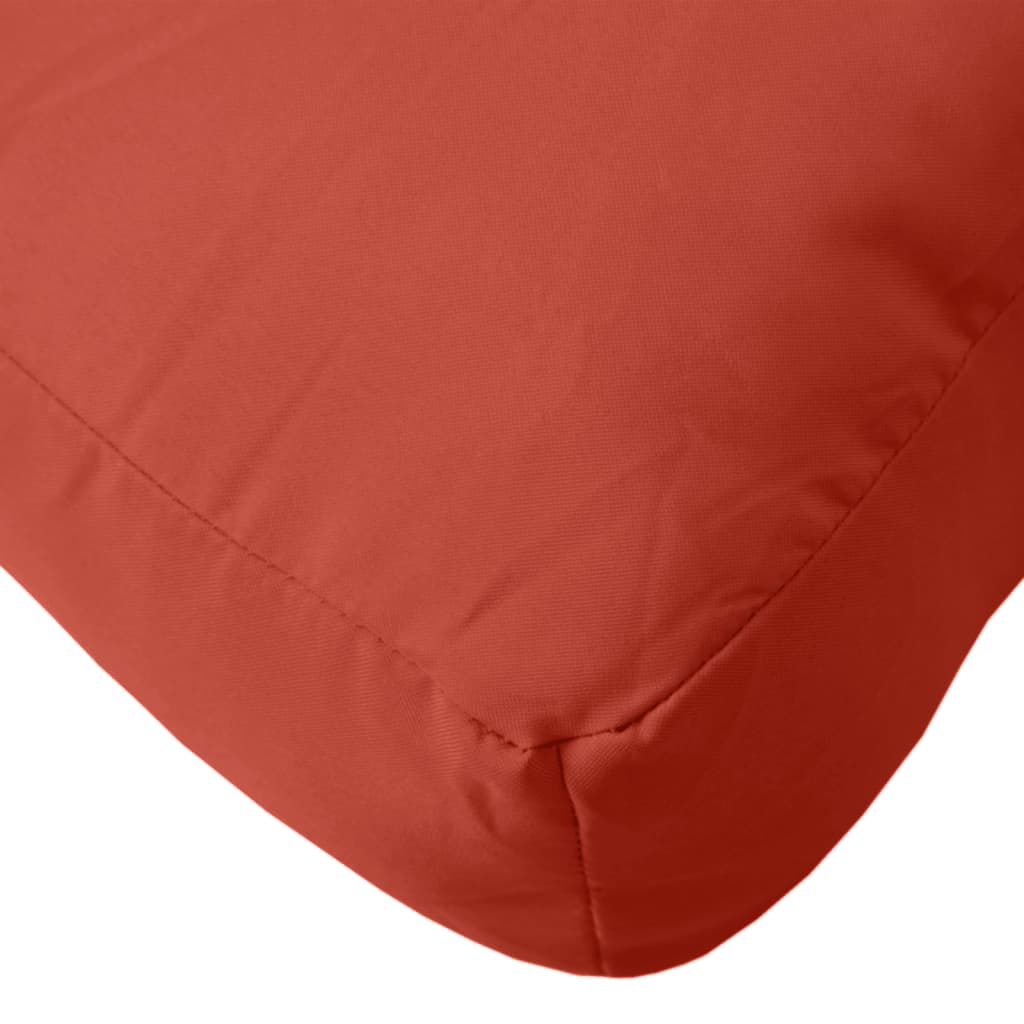 Pallet Cushions 2 pcs Melange Red Fabric