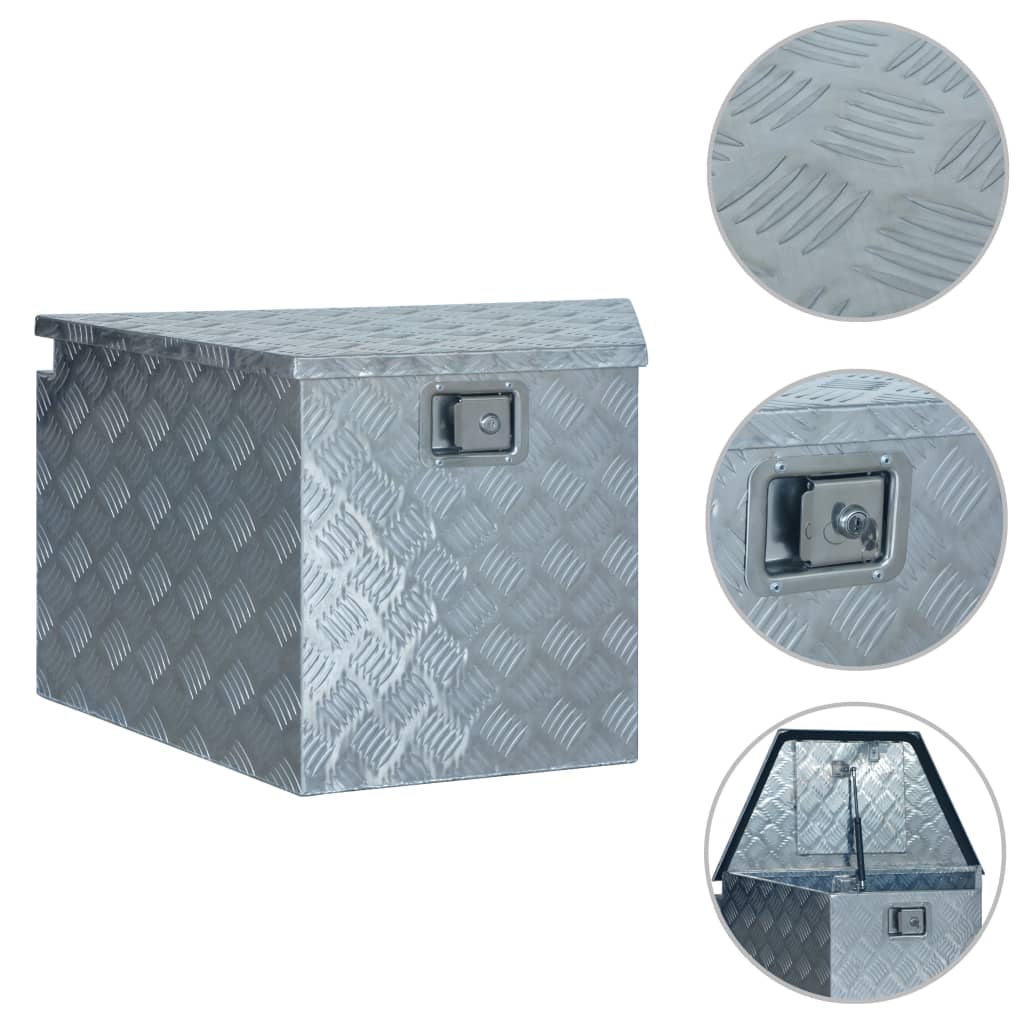 Aluminum Box 29"/15"x16.1"x18.1" Silver