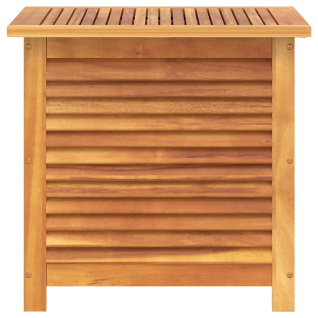 Garden Storage Box with Louver 23.6"x19.7"x22" Solid Wood Acacia