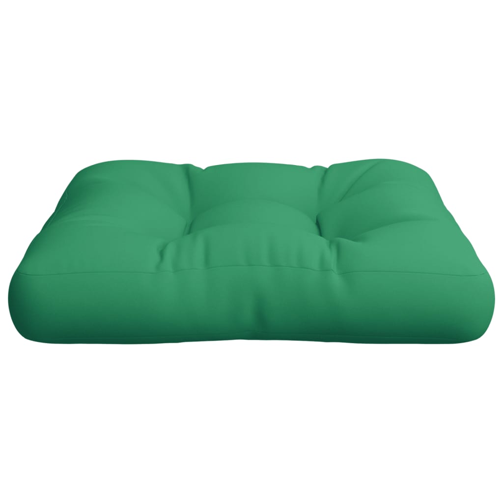 Pallet Cushion Green 19.7"x19.7"x4.7" Fabric