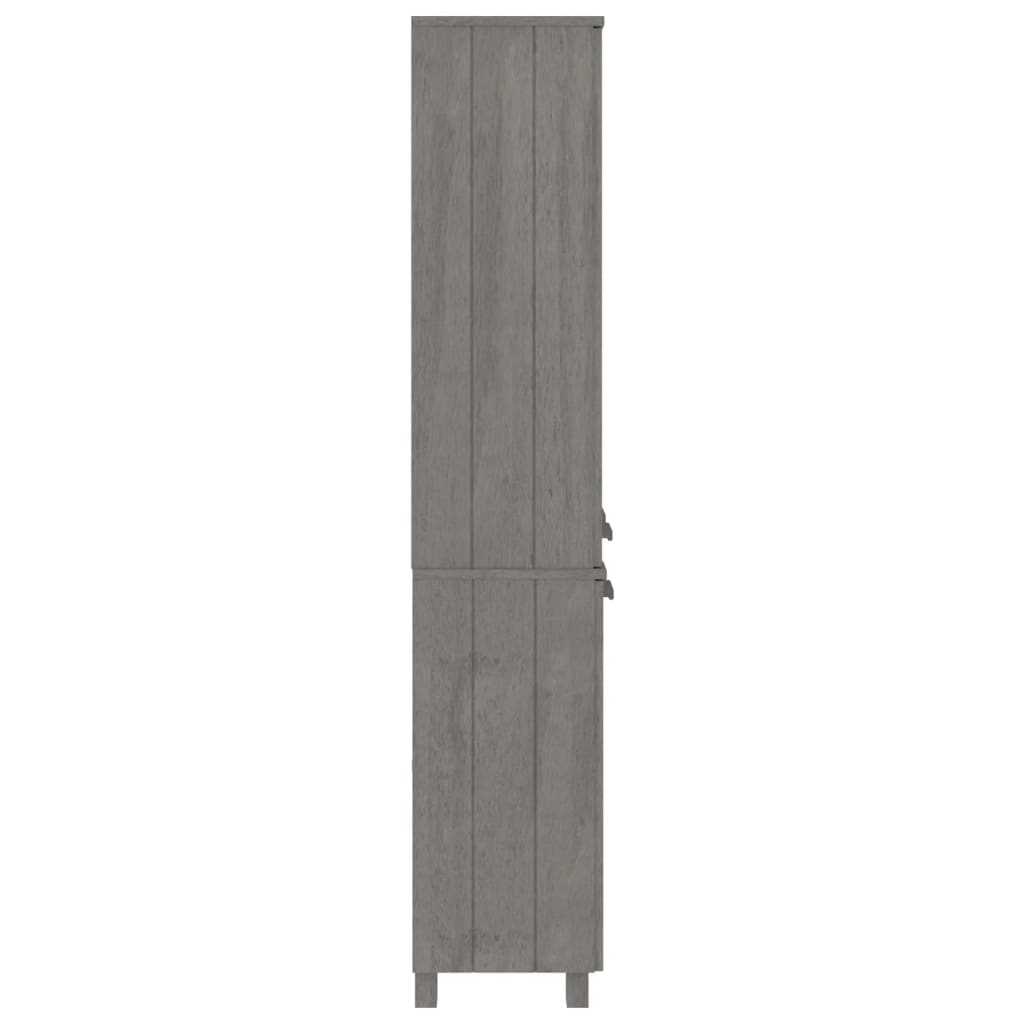 Highboard HAMAR Solid Wood Pine Light Gray