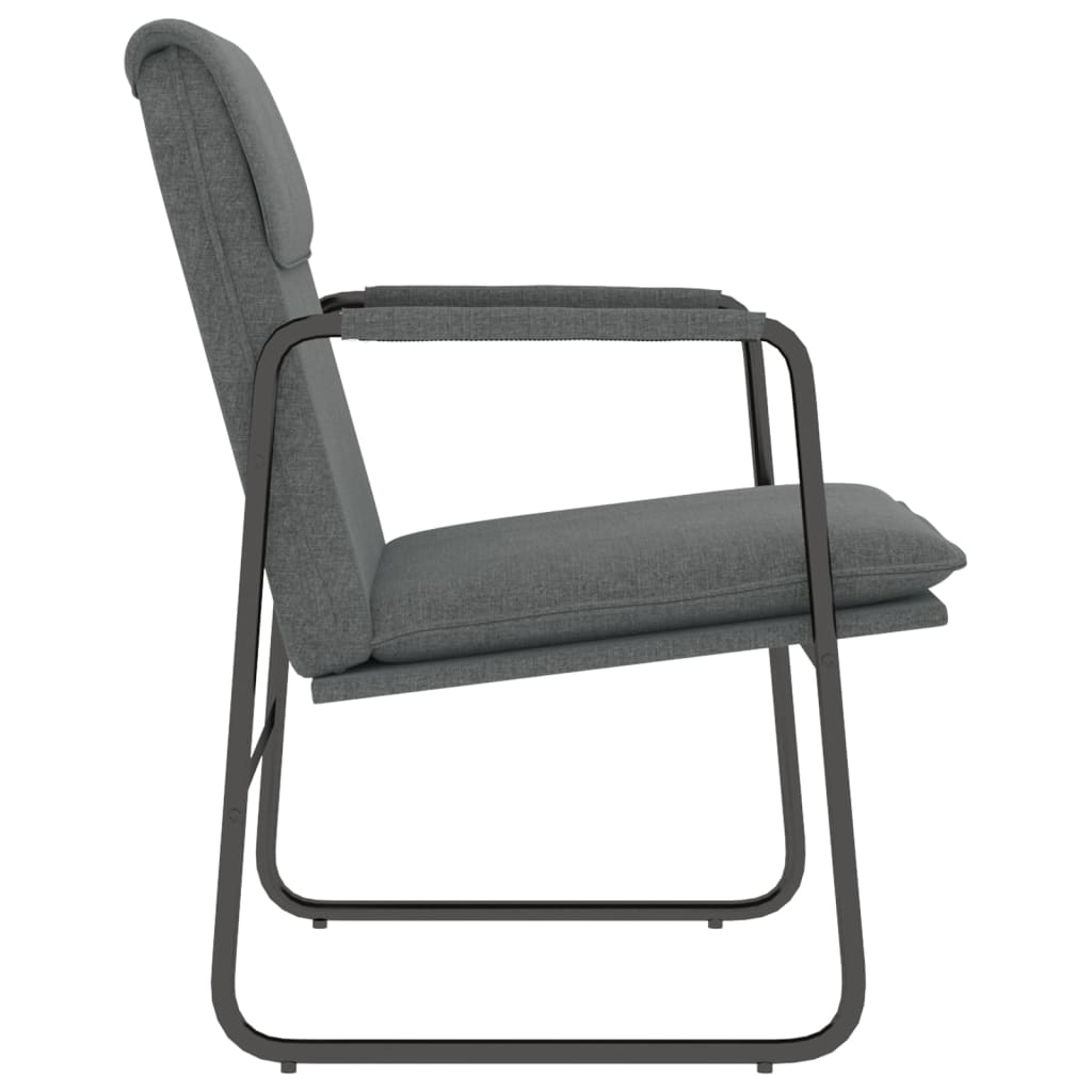 Lounge Chair Dark Gray 21.7"x25.2"x31.5" Fabric