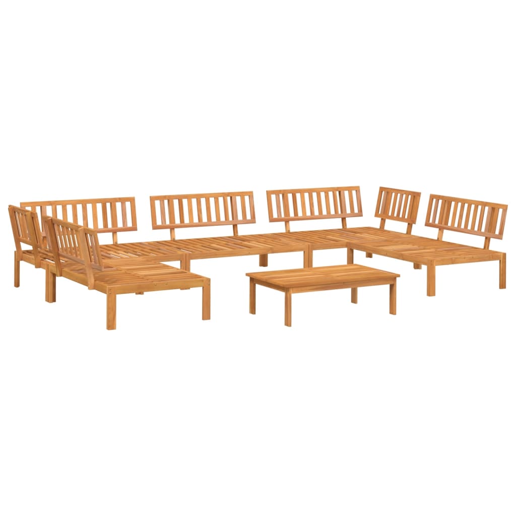 6 Piece Patio Pallet Sofa Set Solid Wood Acacia