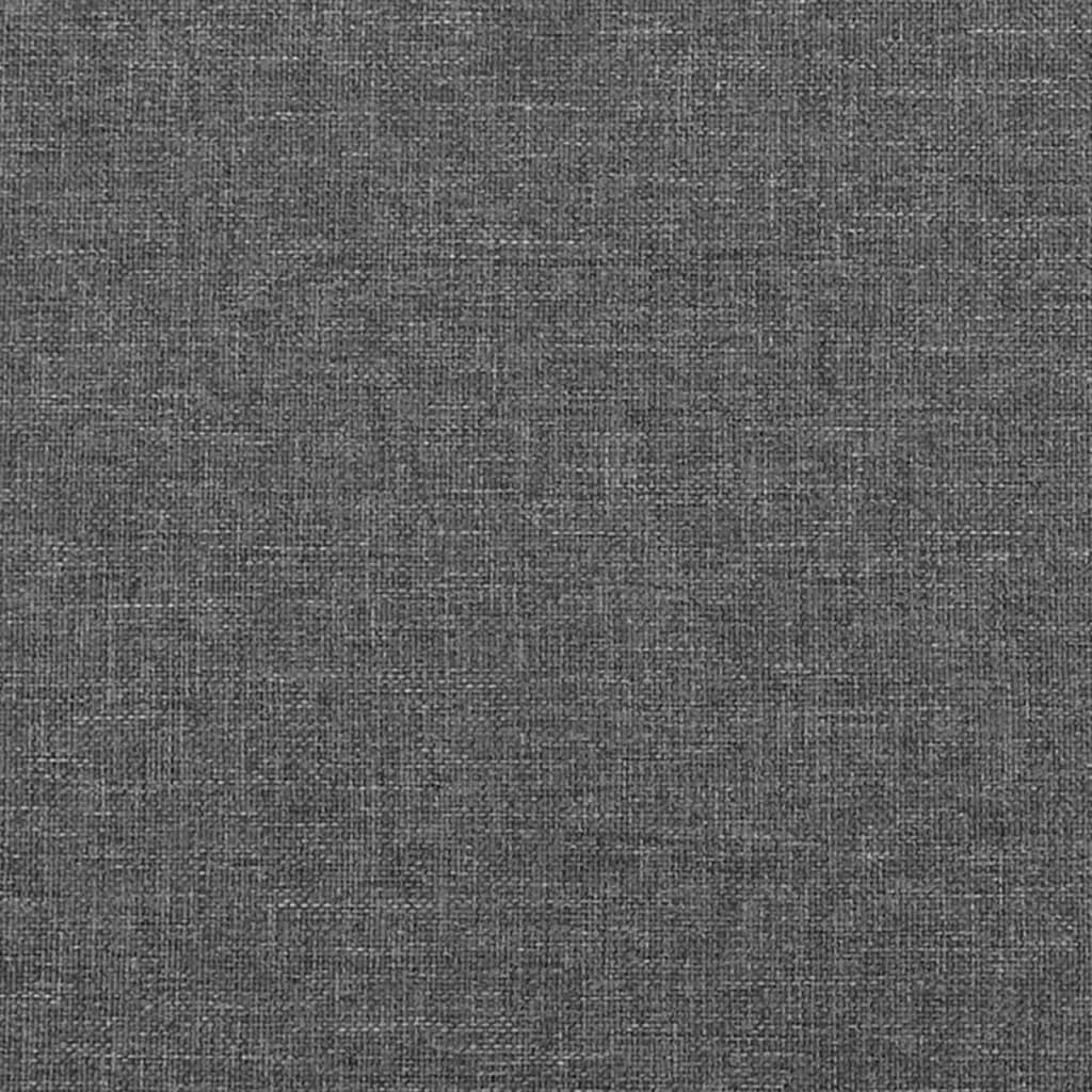 Headboard Dark Gray 39.4"x2"x30.7"/34.6" Fabric