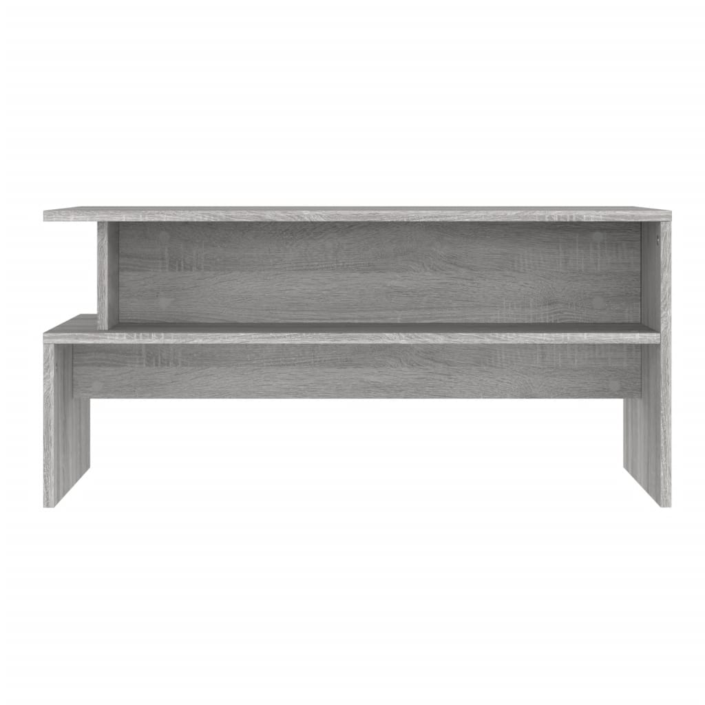 Coffee Table Gray Sonoma 35.4"x21.7"x16.7" Engineered Wood