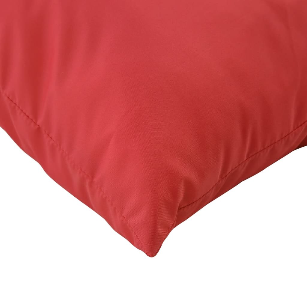 Pallet Cushions 2 pcs Red Fabric