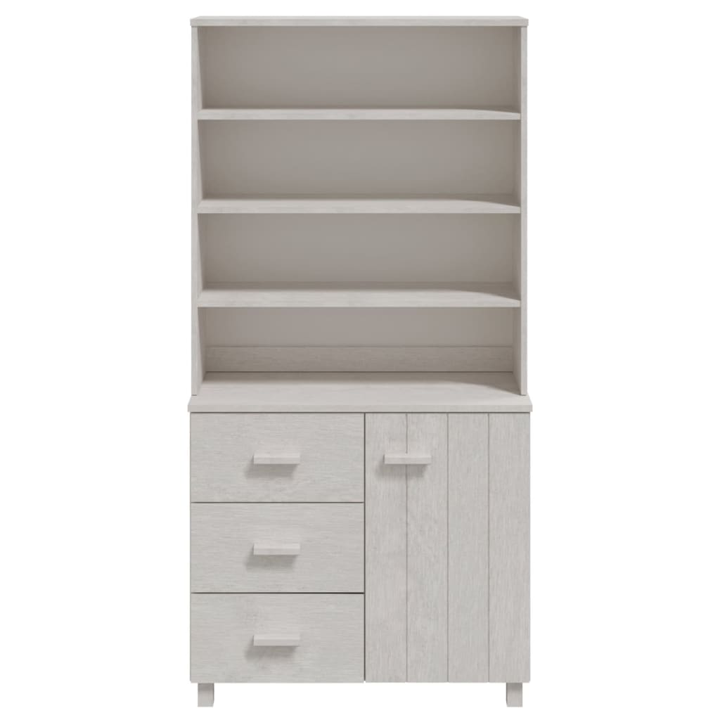 Highboard HAMAR Solid Wood Pine White