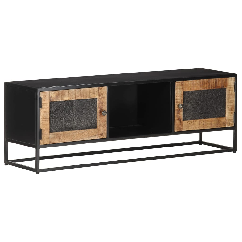 TV Stand 47.2"x11.8"x15.7" Rough Mango Wood