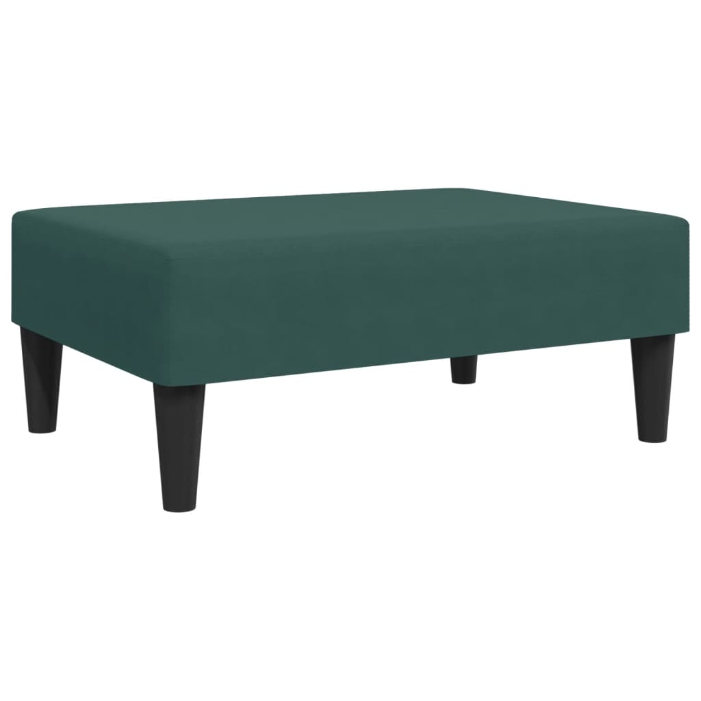 2 Piece Sofa Set Dark Green Velvet