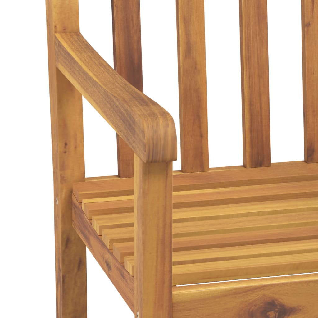 Patio Chairs 8 pcs 22"x21.9"x35.4" Solid Wood Acacia