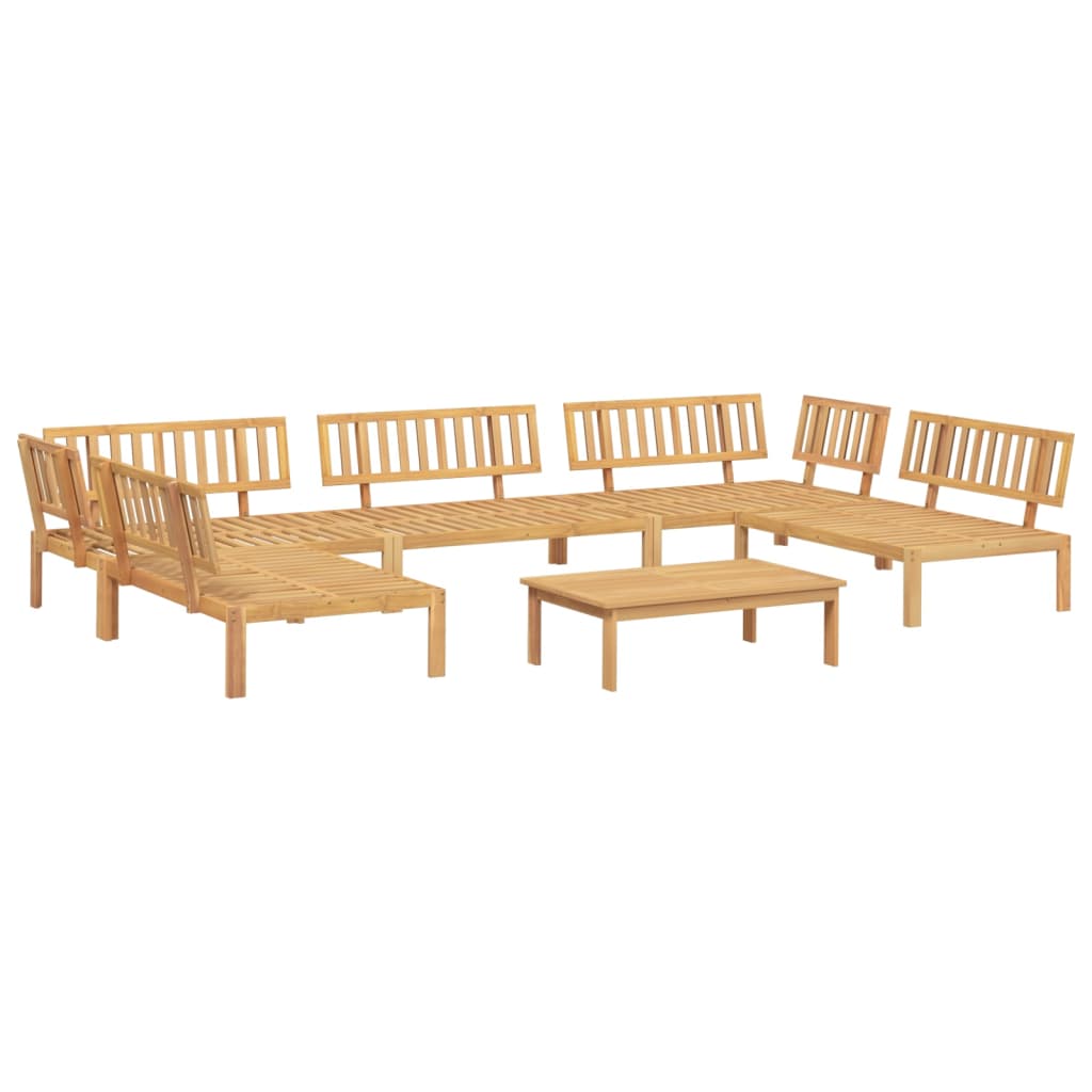 6 Piece Patio Pallet Sofa Set Solid Wood Acacia