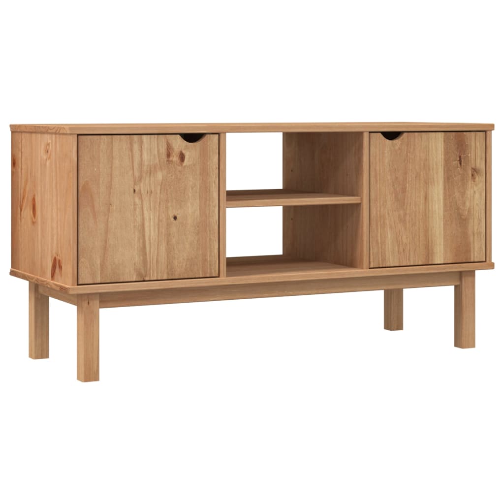 TV Stand OTTA 44.7"x16.9"x22.4" Solid Wood Pine