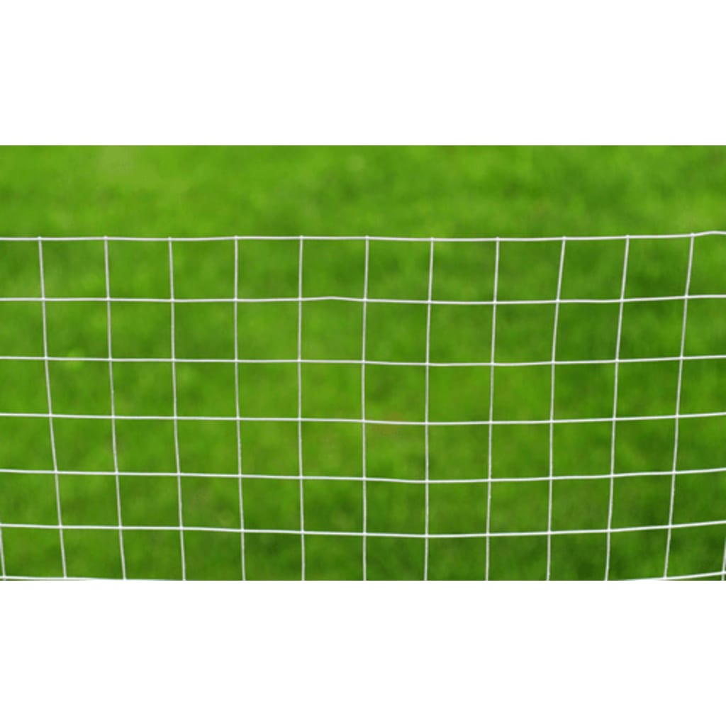 Chicken Wire Fence Galvanized Steel 82'x3.3' Silver