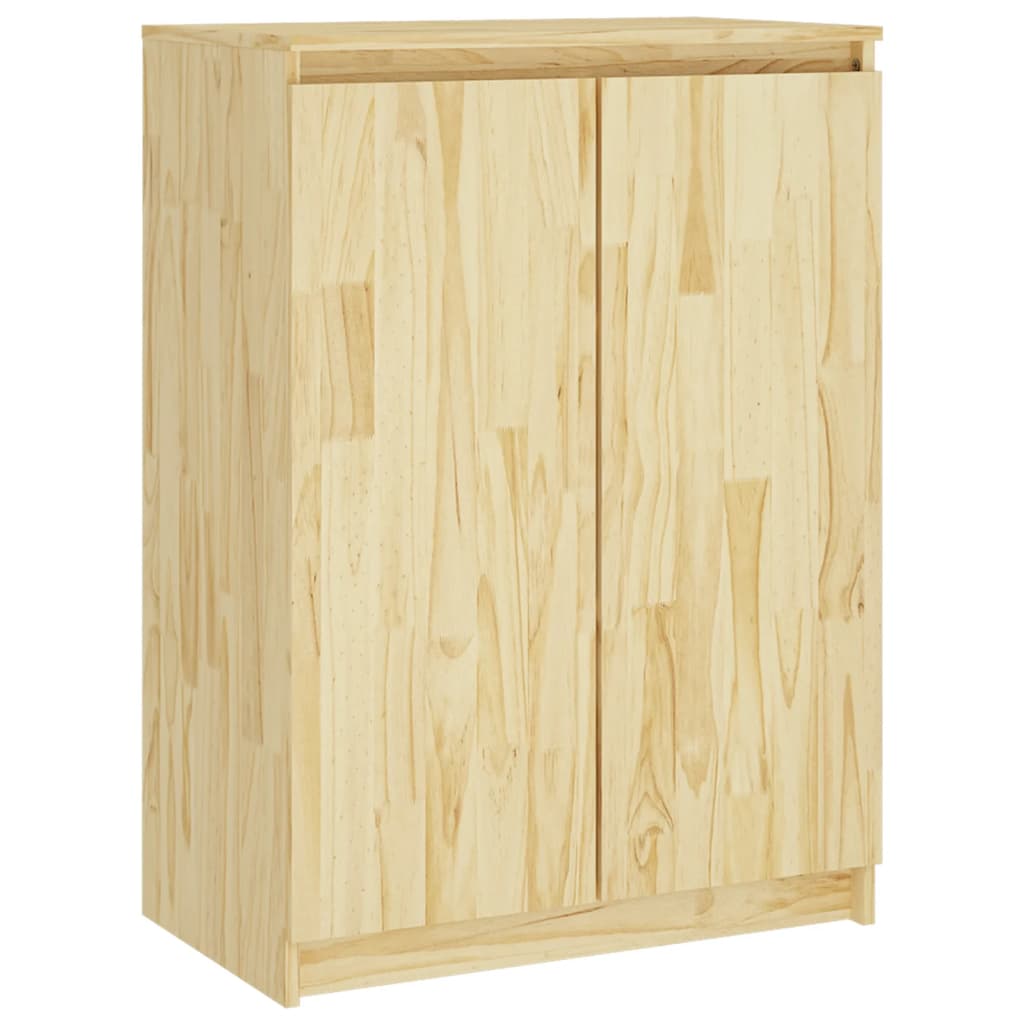 Side Cabinets 3 pcs Solid Wood Pine