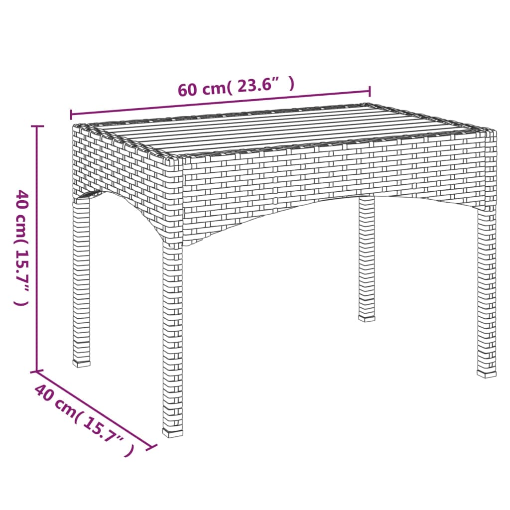 4 Piece Patio Dining Set with Cushions Black Poly Rattan