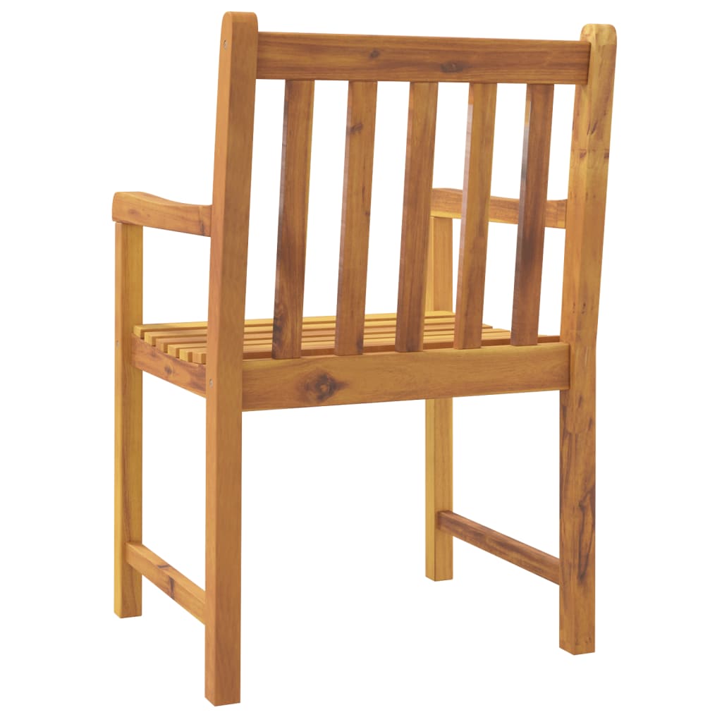 Patio Chairs 6 pcs 22"x21.9"x35.4" Solid Wood Acacia