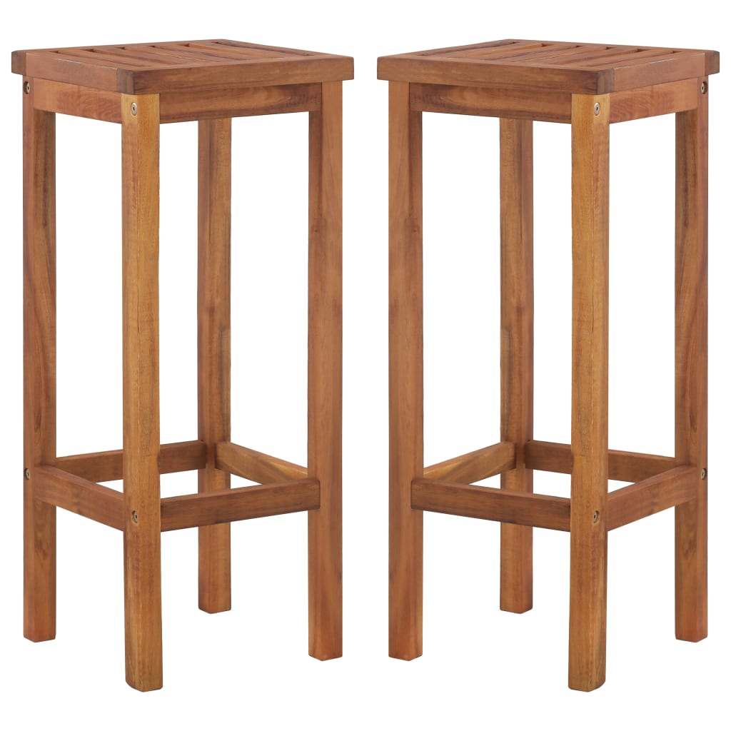 3 Piece Patio Bar Set Solid Wood Acacia