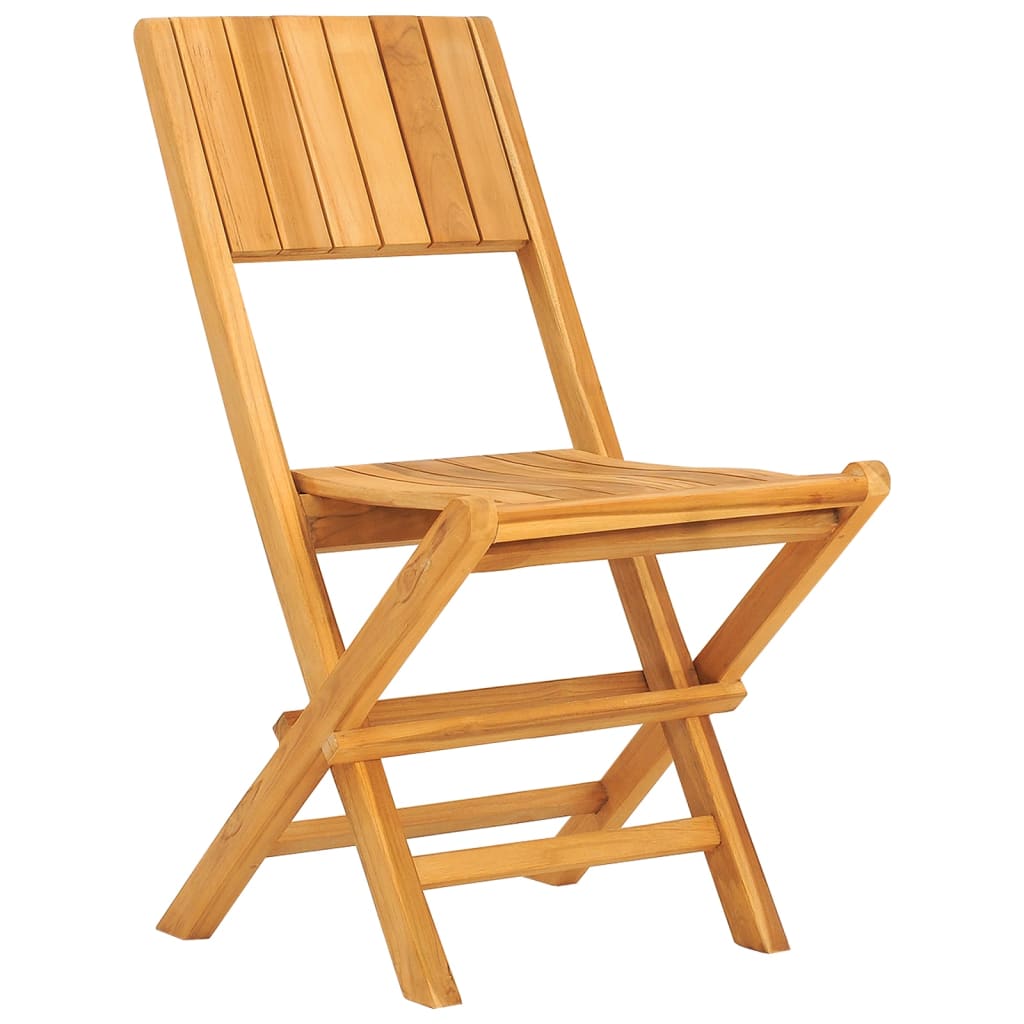 Folding Patio Chairs 2 pcs 18.5"x24"x35.4" Solid Wood Teak