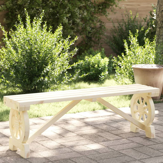 Patio Bench 45.3" Solid Wood Fir