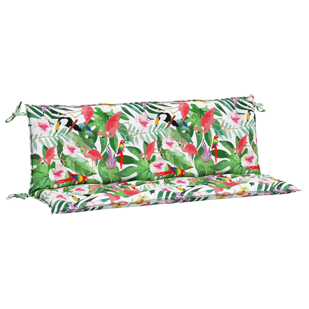 Garden Bench Cushions 2pcs Multicolor 59.1"x19.7"x2.8" Fabric