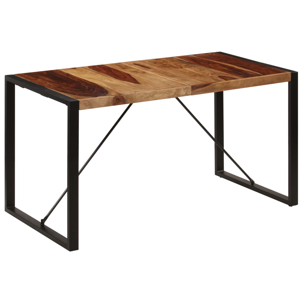 Dining Table 55.1"x27.6"x29.5" Solid Sheesham Wood