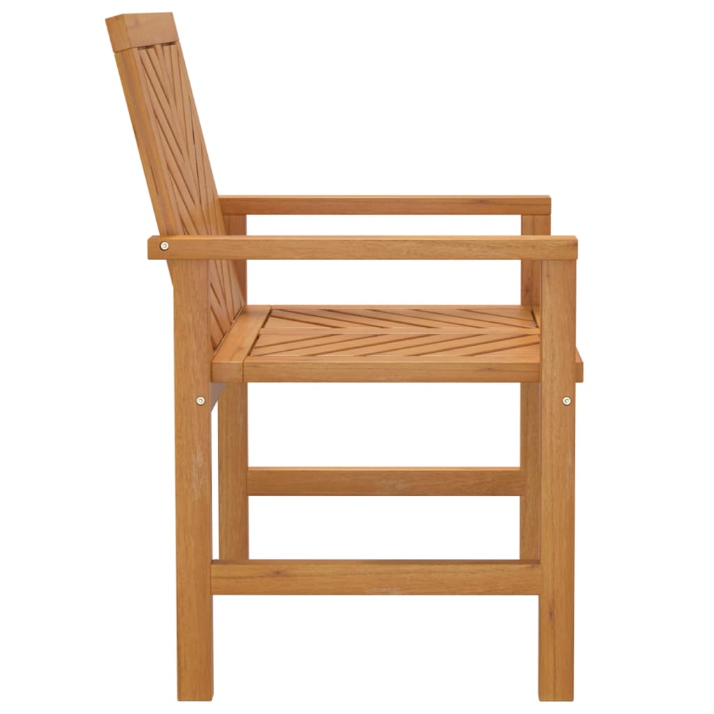 Patio Dining Chairs 4 pcs Solid Wood Acacia