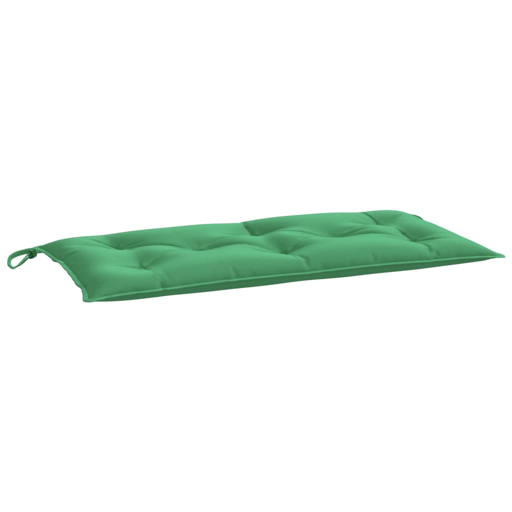 Garden Bench Cushion Green 39.4"x(19.7"+19.7")x2.8" Oxford Fabric