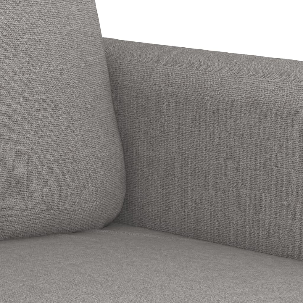 3-Seater Sofa Light Gray 82.7" Fabric