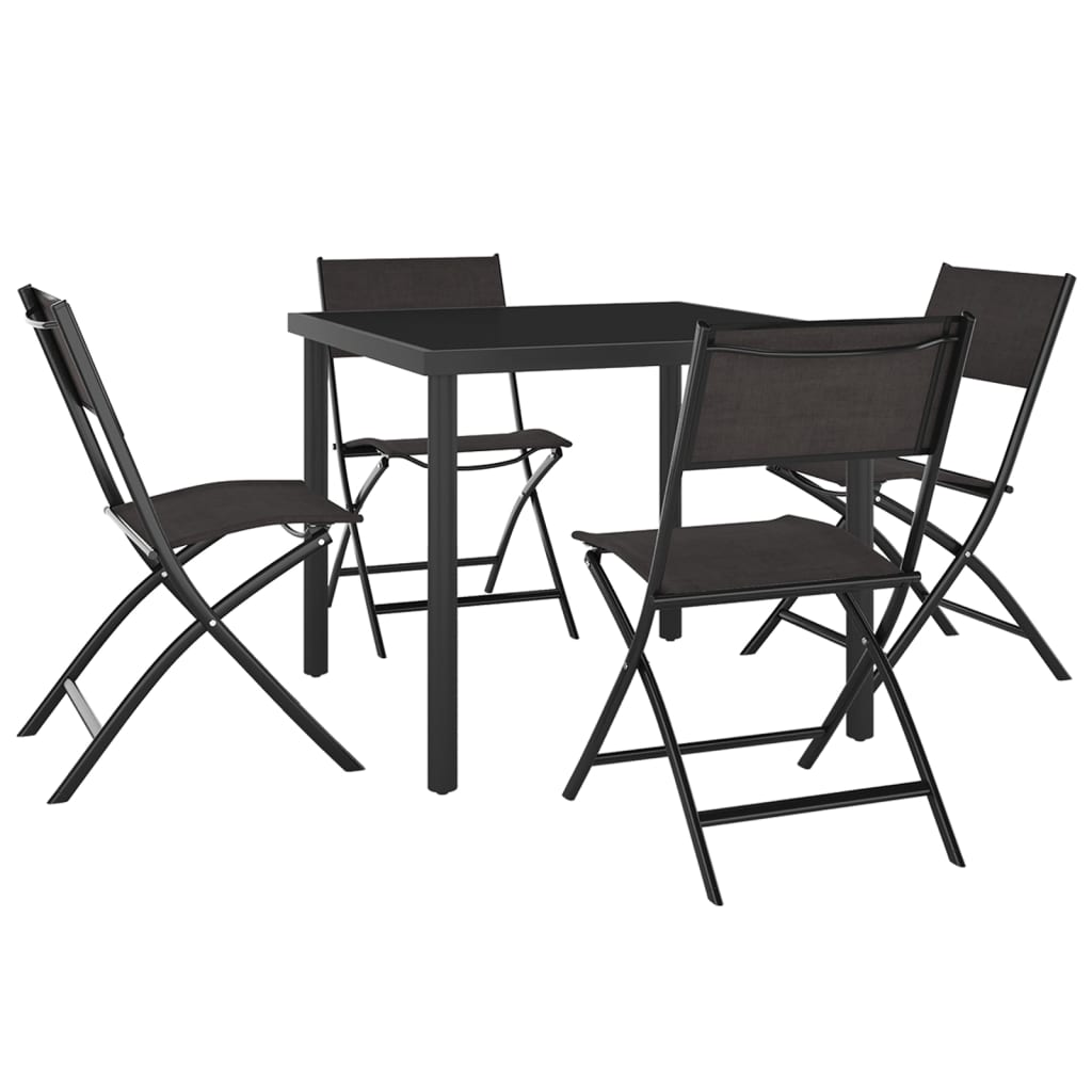 5 Piece Patio Dining Set Steel