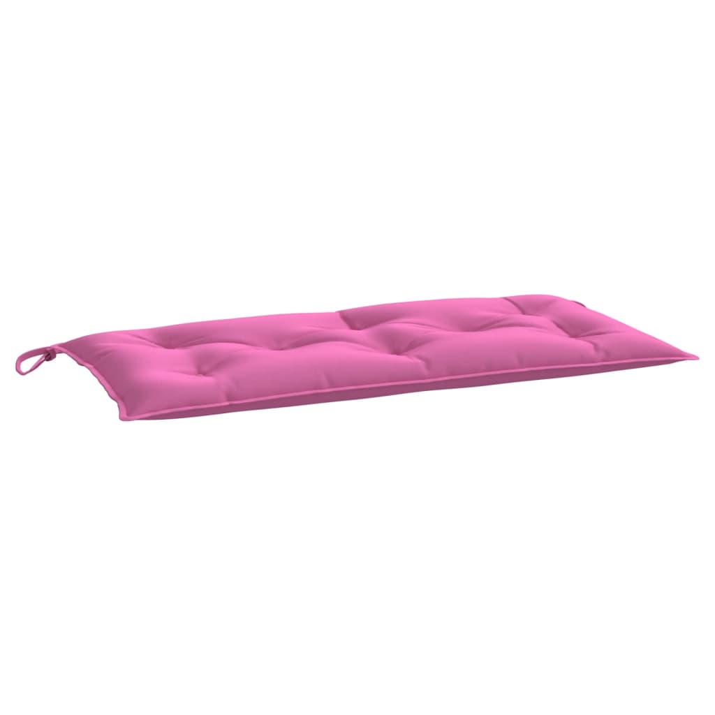 Garden Bench Cushions 2pcs Pink 39.4"x19.7"x2.8" Fabric