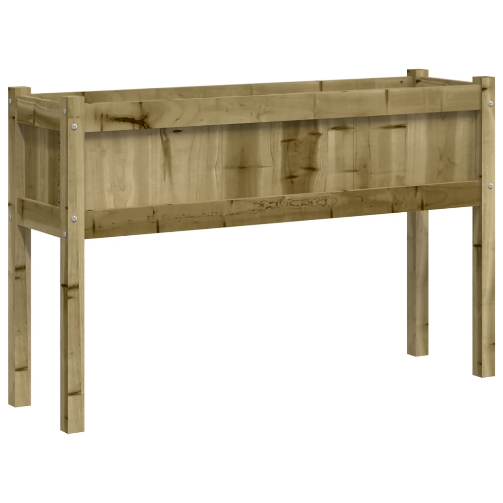 Garden Planter with Legs 43.3"x12.2"x27.6" Impregnated Wood Pine