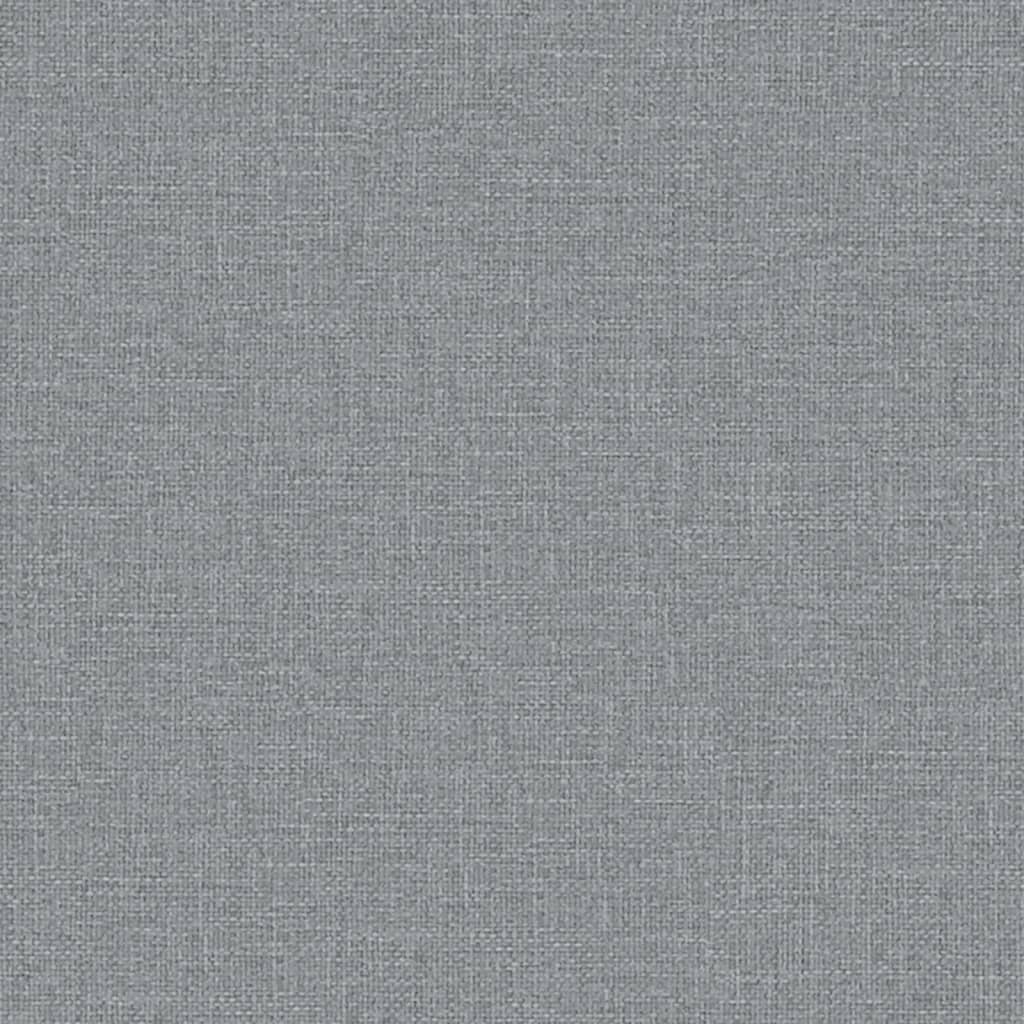 Reclining Office Chair Light Gray Fabric