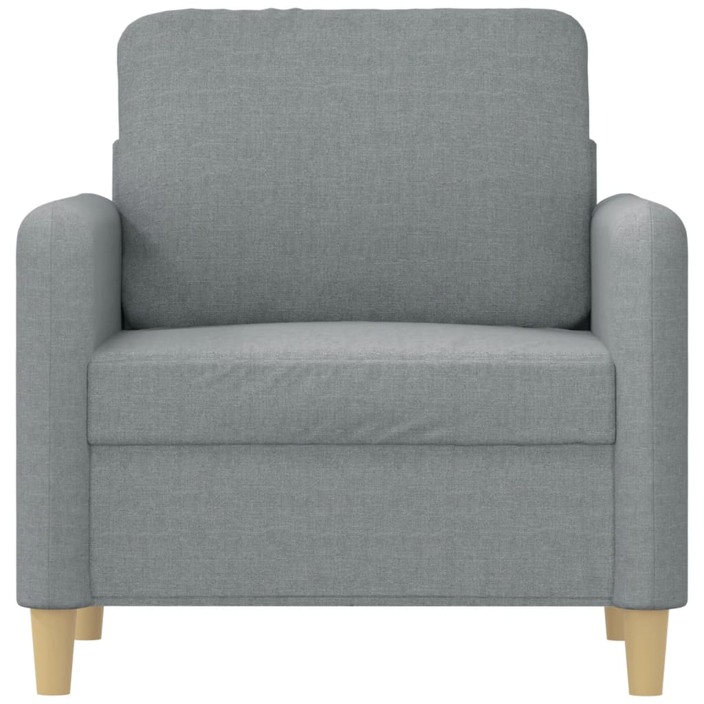 Sofa Chair Light Gray 23.6" Fabric