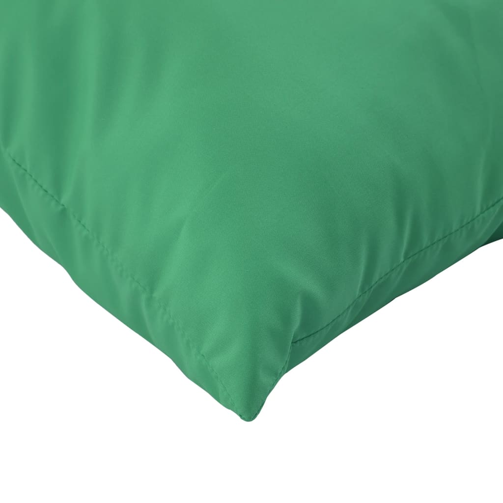 Pallet Cushions 2 pcs Green Fabric