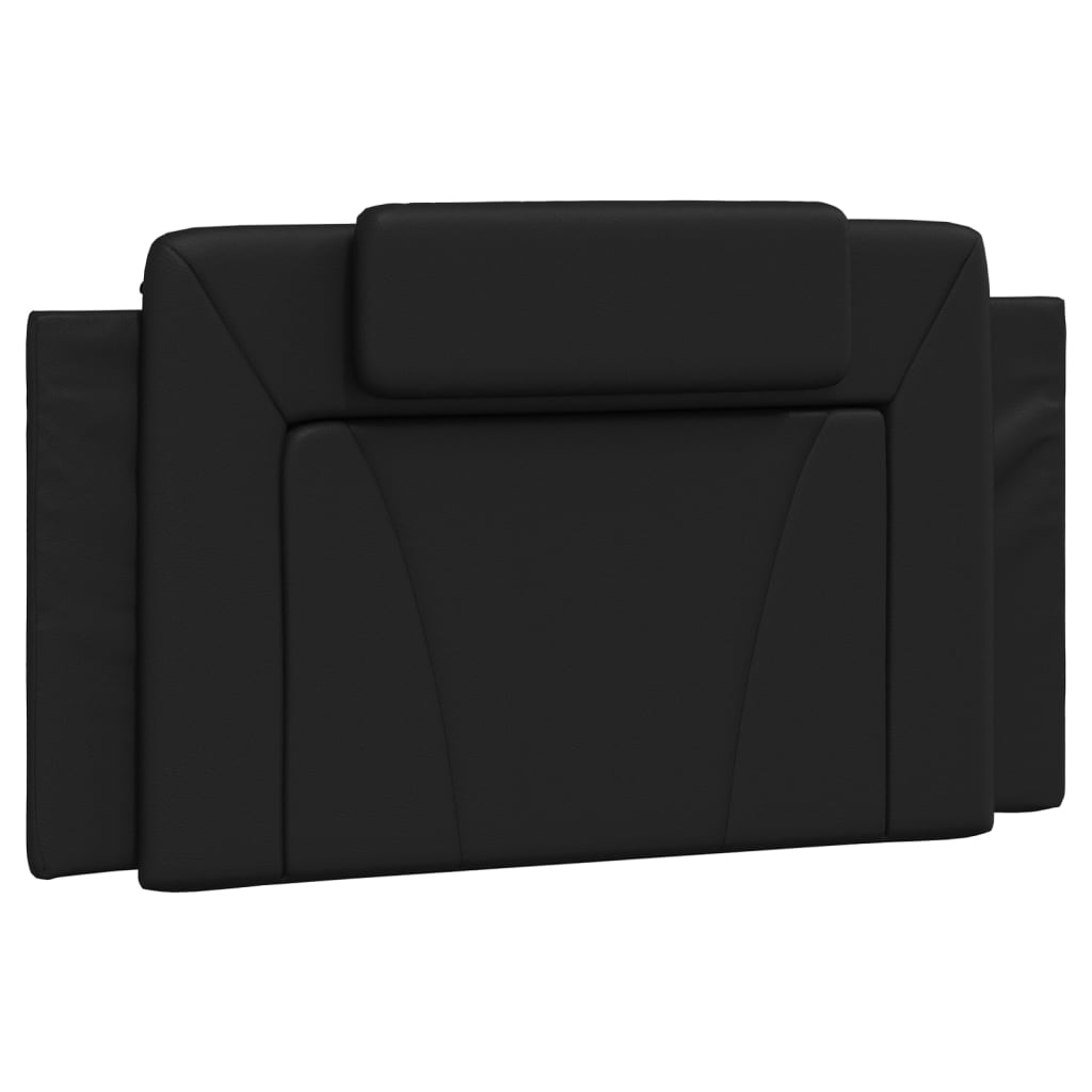 Headboard Cushion Black 39.4" Faux Leather