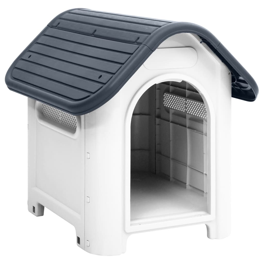 Dog House Blue 23.2"x29.5"x26" Polypropylene