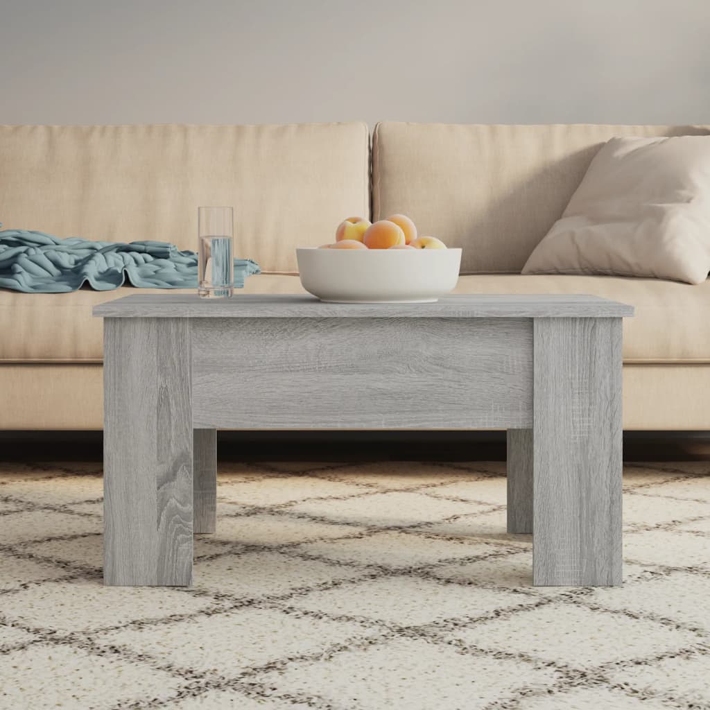 Coffee Table Concrete Gray 31.1"x19.3"x16.1" Engineered Wood