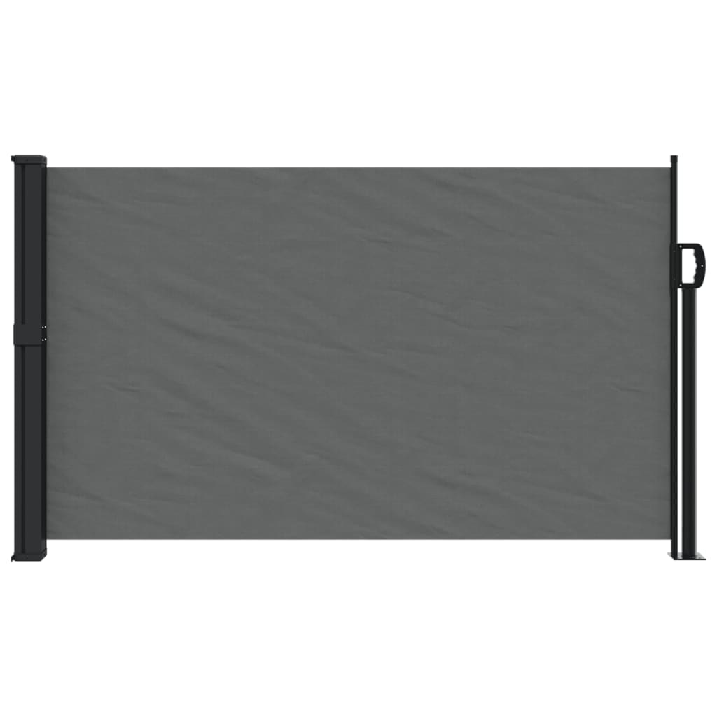 Retractable Side Awning Anthracite 47.2"x196.9"