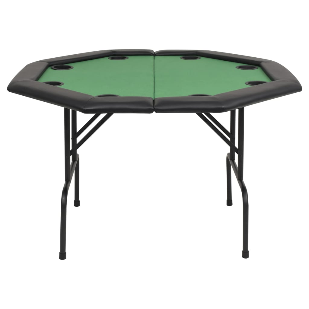 8-player-folding-poker-table-2-fold-octagonal-green At Willow and Wine USA!