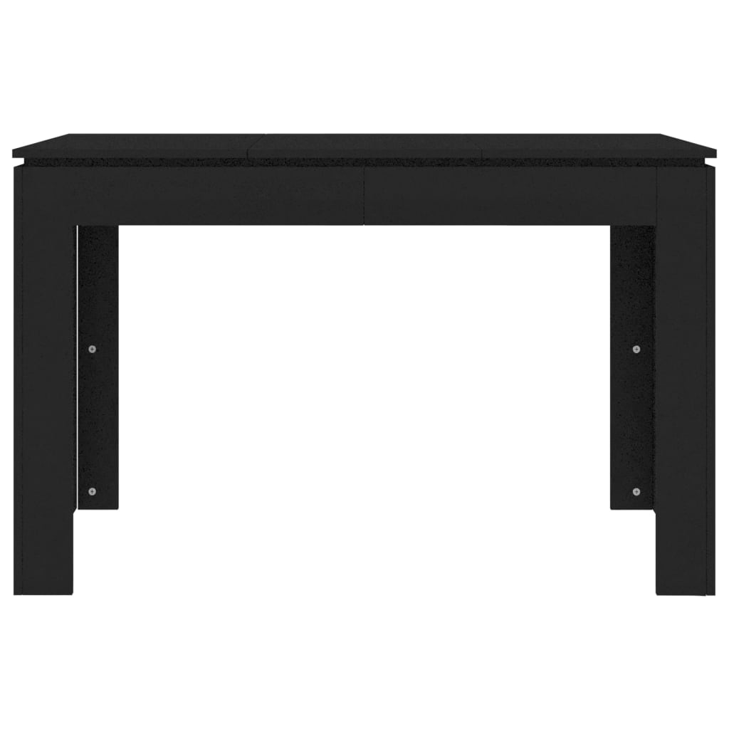 Dining Table Black 47.2"x23.6"x29.9" Engineered Wood