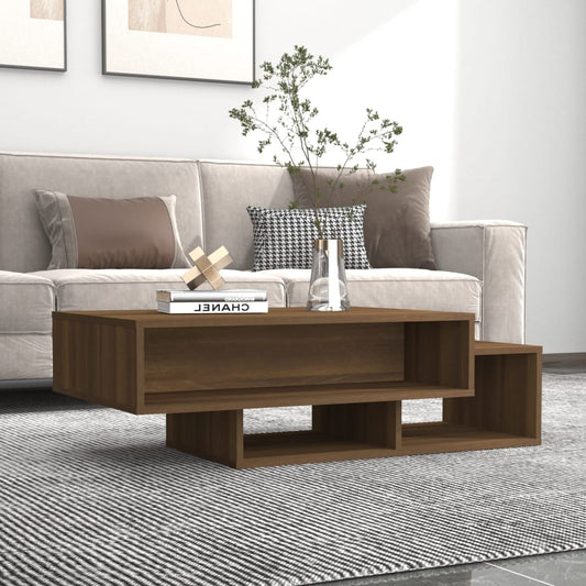 Coffee Table Brown Oak 41.3"x21.7"x12.6" Engineered Wood